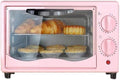 12L Mini Oven Countertop Air Fryer Multi-Function Convection Toaster Oven (Pink) (Pink S)
