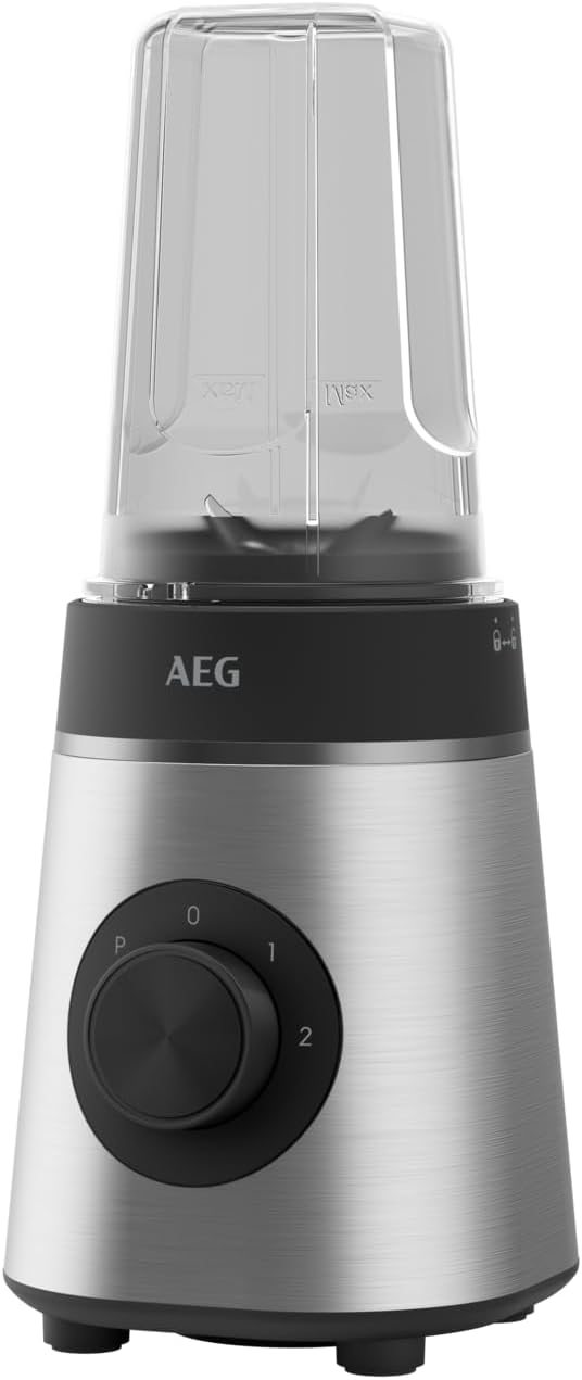 AEG Blender CB4-1-6ST Deli 4 stainless steel/350 watts/23000 revolutions/minute/600ml jug/dishwasher safe/stainless steel