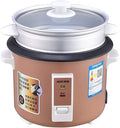 Rice Cooker Household Mini Rice Cooker with Steamer and Warmth Function for 1-3 People (2L400W) ()