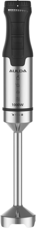 1000W Electric Immersion Blender 20-Speed Hand Blender with Ergonomic Handle Handheld Mixer for Smoothies Baby Food Soup &amp More
