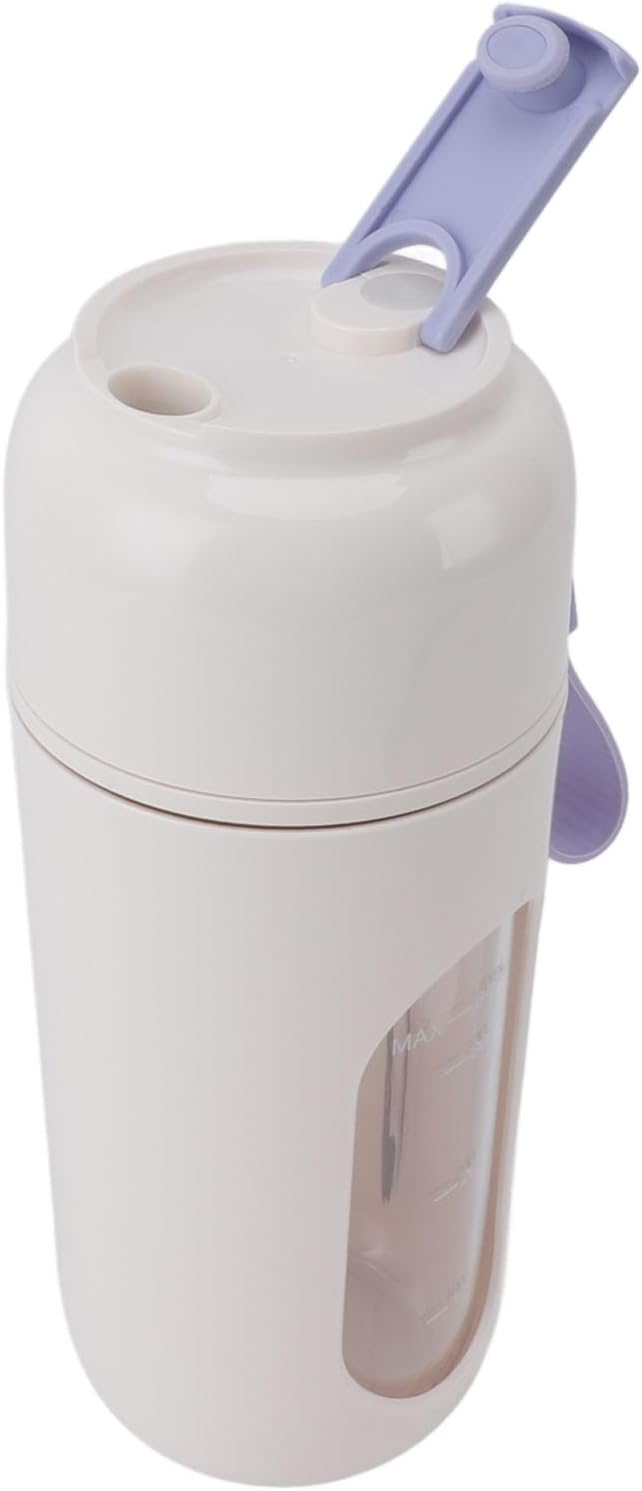 USB Rechargeable Portable Blender with 12 Steel Blades - Mini Personal Blender for Smoothie Shakes - Ideal for Home Sports Outdoors and Travel Use. (Purple)