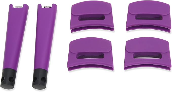 Noir 6pc Handle &amp Grip Set for Noir Cookware Collection Purple (ZSPCWHH47)