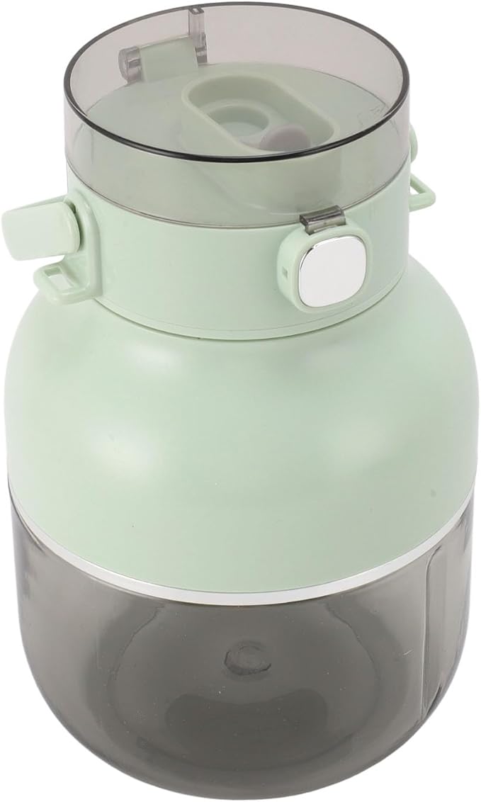 Portable Blender Cup 500ML USB Rechargeable Cordless Mini Electric Juicer Cup with Straw (Green)