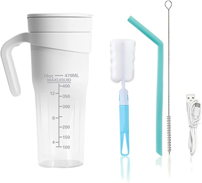 Portable Blender Shakes And 16Oz Smoothie Rechargeable Juicer Multifunctional Cup Handheld Juicer Office