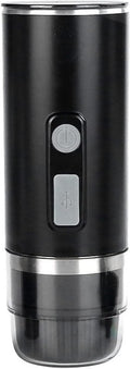 Household Car USB Portable WirelessElectric Function Coffee Machine Coffee for Coffee Powder Black