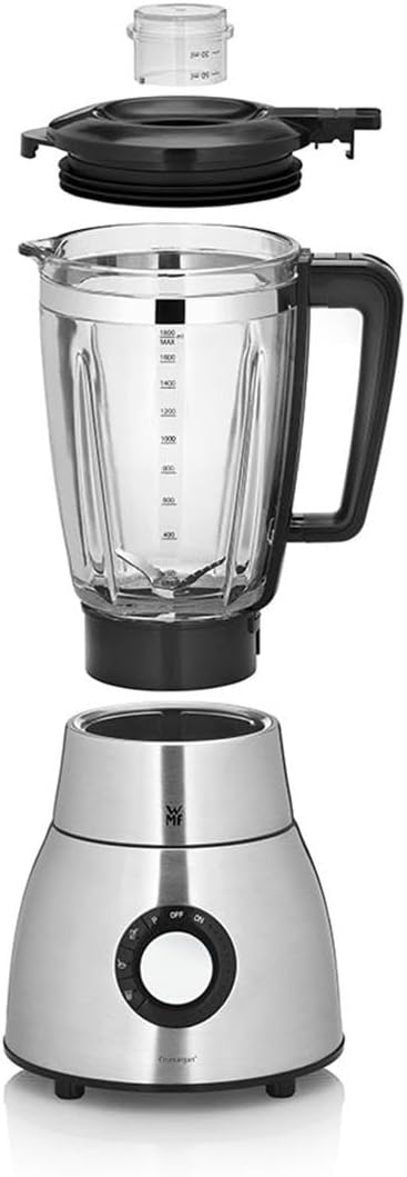 WMF Kult Pro Blender 25000 rpm 1400 Watt Glass Container 1.8 L Mixer Powerful Mixer Smoothie Ice Crush and Interval Function
