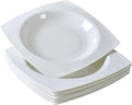 Dinnerware Set for 6 Plates and Bowls Set Includes 9.25 Inch Dinner Plates &amp Salad Plates Microwave &amp Dishwasher Safe Oven Safe White Dish Set for Kitchen Dishware for Daily Use