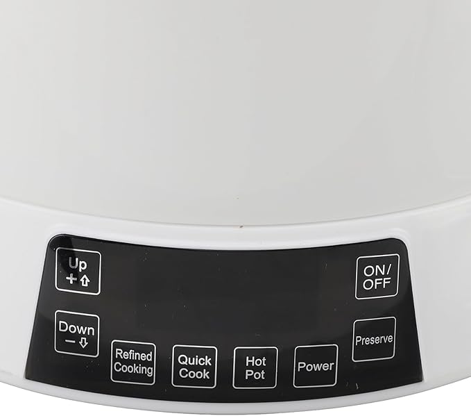 4L Large Capacity Electric Rice Cooker Stainless Steel Inner Pot with Fast Heating Speed and Sugar Removal Function 12H Delay Start Keep Warm for Family Cooking (US Plug 110V)