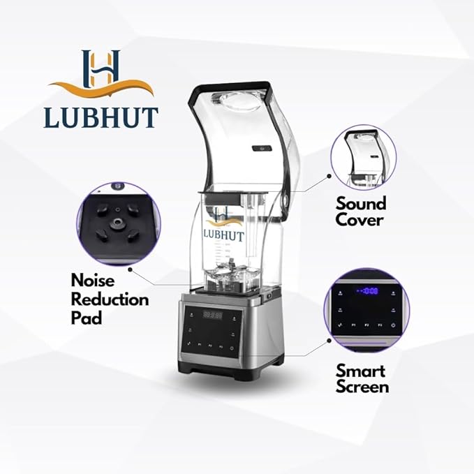Heavy-Duty 1800W professional Blender Mixer Multi-speed and function Juicer Food Processor &amp Smoothie Maker with Leak-Proof 1.8 litters Jar Stainless-Steel Blades Touch Control Long life