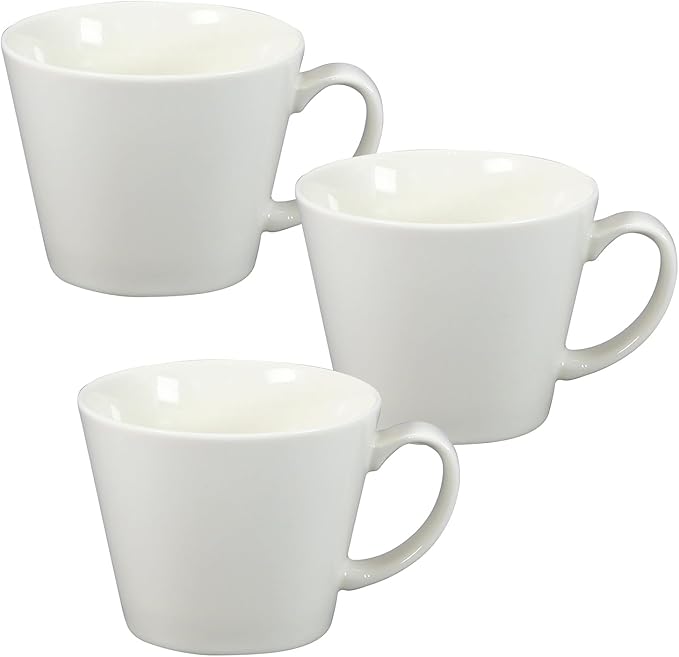 Yamaka Shoten Mino Yaki YMK121-36S Natural Dining Soup Cup Soup Mug 3 Piece Family Dinnerware Set 13.5 fl oz (400 ml) Diameter 4.3 x 3.5 inches (11 x 9 cm) Microwave Safe Dishwasher Safe Made in