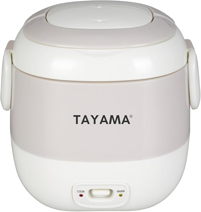 Tayama 1.5 Cup Portable Mini Rice Cooker White (TMRC-03R)