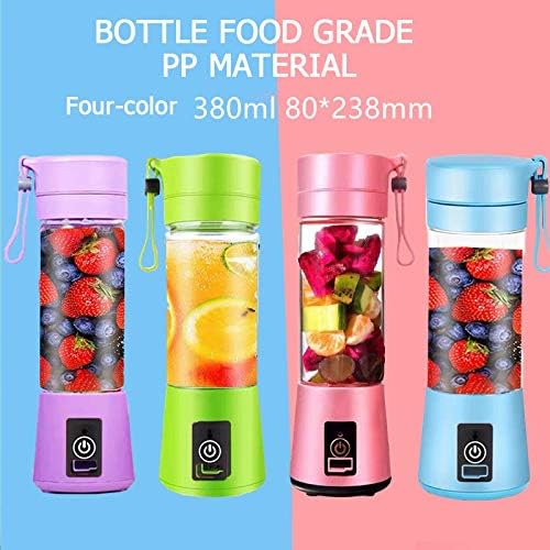 380ml Multipurpose Portable Juicer Blender Extractor Machine USB Charging Household Egg Whisk/Food small Cut Mixer Juicer Cup