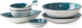 Elegant Dinnerware Set Dinner Plates Bowls Set Luxurious Reactive Glaze Dinnerware Set Bpa-Free Dishwasher Safe The Best Gift For Family And FriendsA