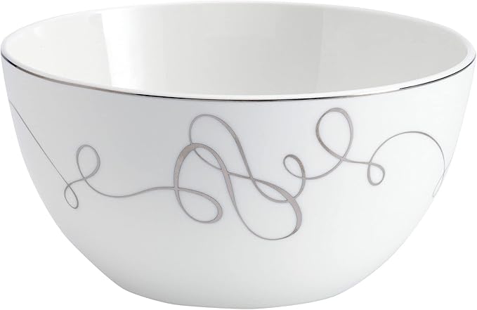 Mikasa Love Story Platinum Banded All Purpose Bowls Set of 4