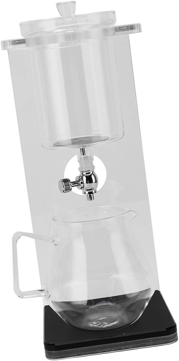 Generic Cold Brew Dripper Portable Glass Green Tea Drip Tower Cold Drip Coffee Maker Teapot Water Separation Enchanti Infuser Pot for Home Office