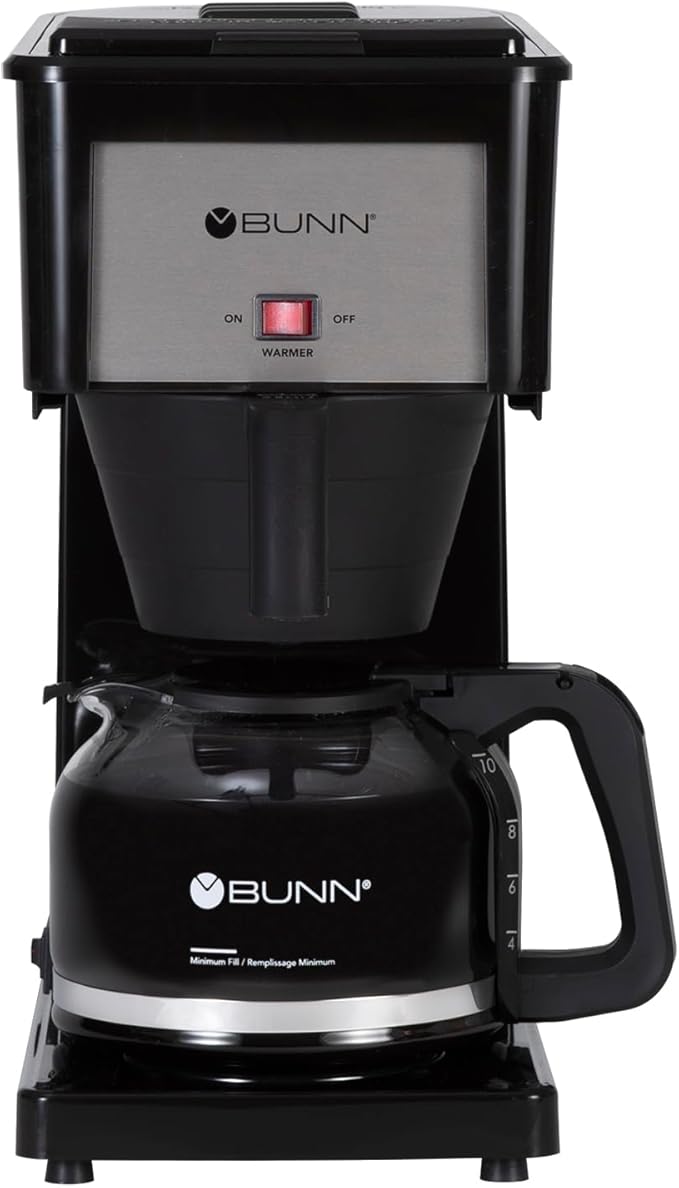 BUNN GRB Velocity Brew 10-Cup Home Coffee Brewer Black