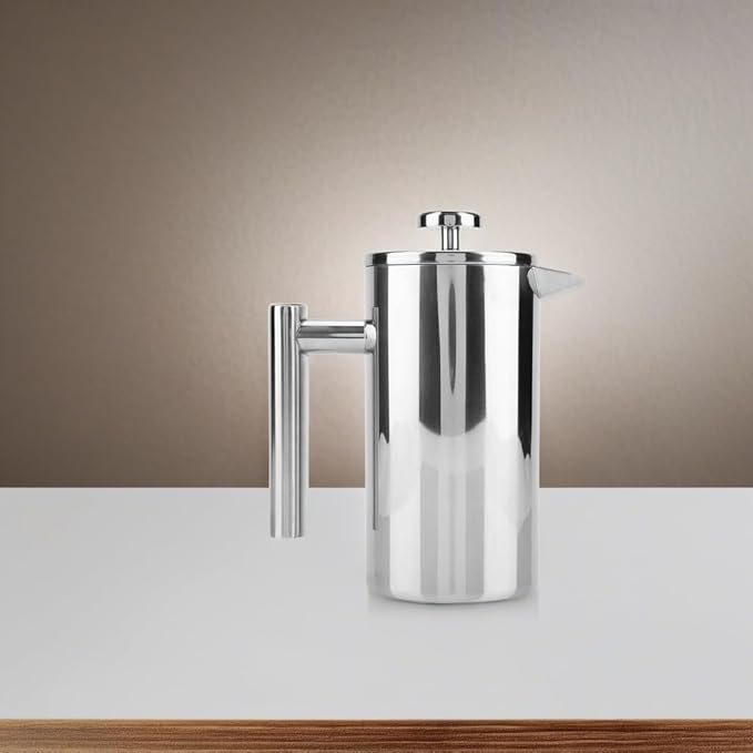 ciciglow French Press Coffee Maker 304 Insulated Stainless Steel with Filter27Oz(800ML) Coffee French Press with Double Wall for Home Office Dishwasher