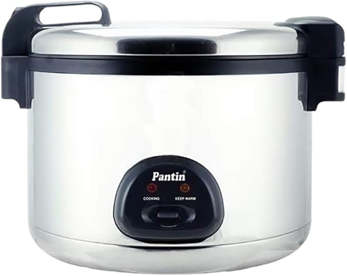 Pantin 110 Cup Cooked (55 Cup Raw) Electric Rice Cooker for Commercial Restaurant Large Capacity - 220V 2850W (ETL Listed)
