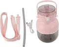 Portable Electric Blender Personal Juicer 500ml USB with Handle for Fresh Fruits Pink