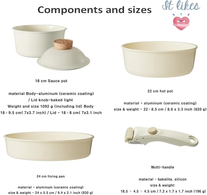 Modori Sodam Cookware Set of 3P
