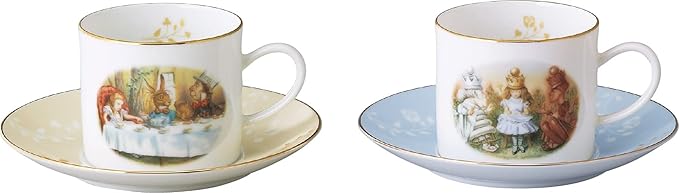 山加商店(Yamakasyoten) McMillan Alice ALC10-1 Teacup &amp Saucer Approx. 8.1 fl oz (230 ml) Pair Dinnerware Set Classic Tableware Miscellaneous Goods Made in Japan