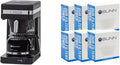 BUNN CSB2B Speed Brew Elite 10-Cup Coffee Maker Black/SST &amp 8-12 Cup Coffee Filters 6 each 100ct