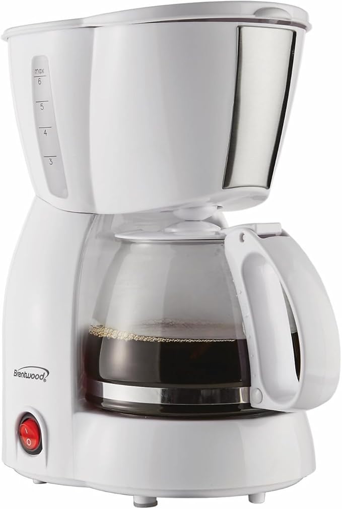 Brentwood Appliances TS-213W 4 Cup Coffee Maker White