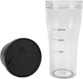 ZJchao Portable Blender 600ml USB Rechargeable Double Gear 6 Blades 18000rpm 4000mAh Cleaning Brush for Shakes Cup Compatible with Cups