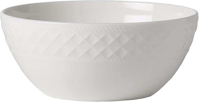 Mikasa Patterson Vegan Bone China Chip Resistant 12 Piece Dinnerware Set Service for 4