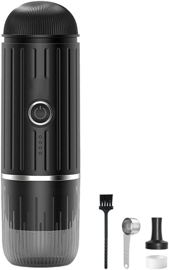 Portable Coffee Maker 2 in 1 Electric Espresso Machine Rechargeable Self-Heating Coffee Machine for Home Office Car Camping Travelling