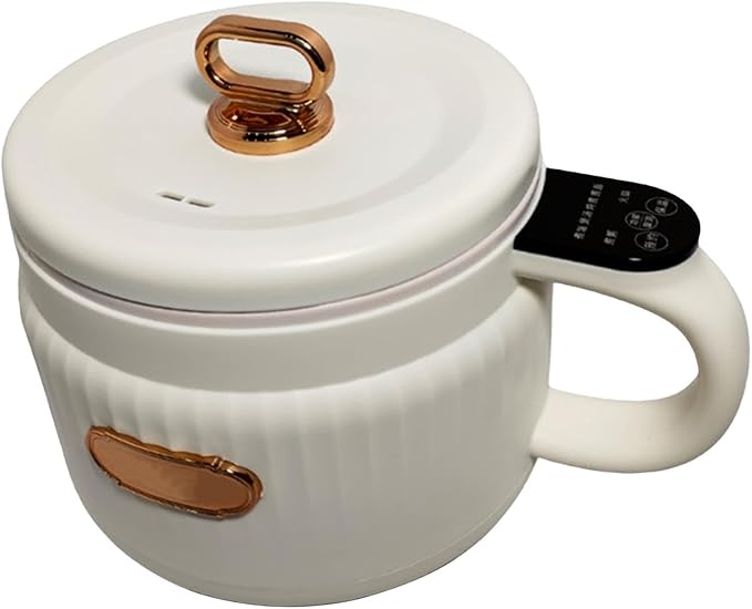 1.6L Electric Pot for Rice And Noodles Cooking for Small Groups Beige