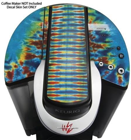 Decal Style Vinyl Skin compatible with Keurig K40 Elite Coffee Makers Tie Dye Spine 106 (COFFEE MAKER NOT INCLUDED)