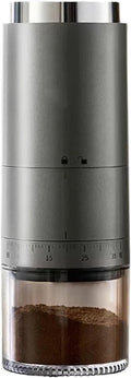 Portable Coffee Machine USB Coffee Bean Machine Electric Coffee Bean Grinder Household USB Charging Manual Portable Fully Automatic Coffee Machine Grinder for Outdoor Travel Picnic(Business Blue)