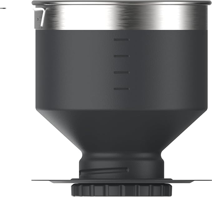 STANLEY Perfect Brew Pour Over | Reusable Stainless Steel Filter | Insulated Stainless Steel Drip Coffee Maker | BPA-Free | Black 2.0