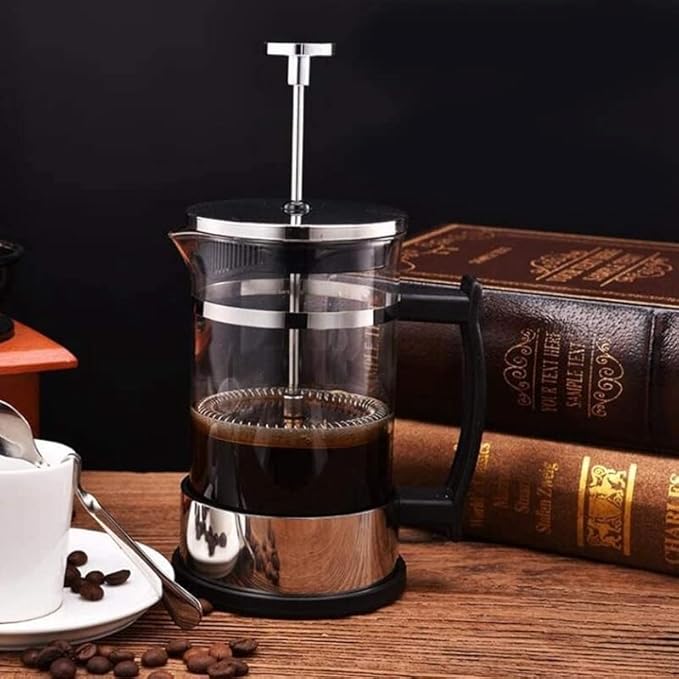 Coffee Maker Pot Stainless Steel Glass French Press Filter Household TeaSuitable for Making