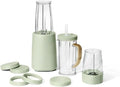 Personal Blender 12-Piece Set 240W Power BPA-Free Dishwasher Safe with Travel Cup and Grinding Blade (Sage Green)