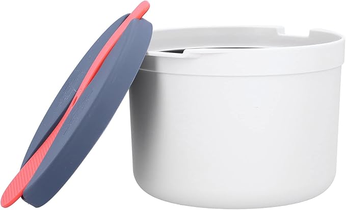 Microwave Oven Rice Cooker 2-Layer Rice Steamer EasytoUse High Temperature Steam Pot for Kitchen Cookware