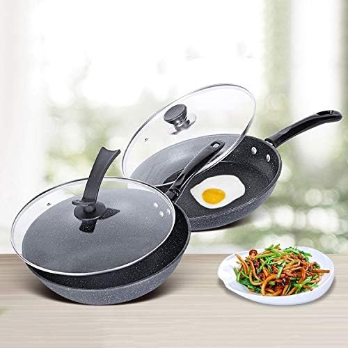 Cookware Set Frying pan Soup Pot stew Pot Wok Non-Stick pan Saucepan Cooking Pot Set Kitchen Casserole hotpot Steamer boilers