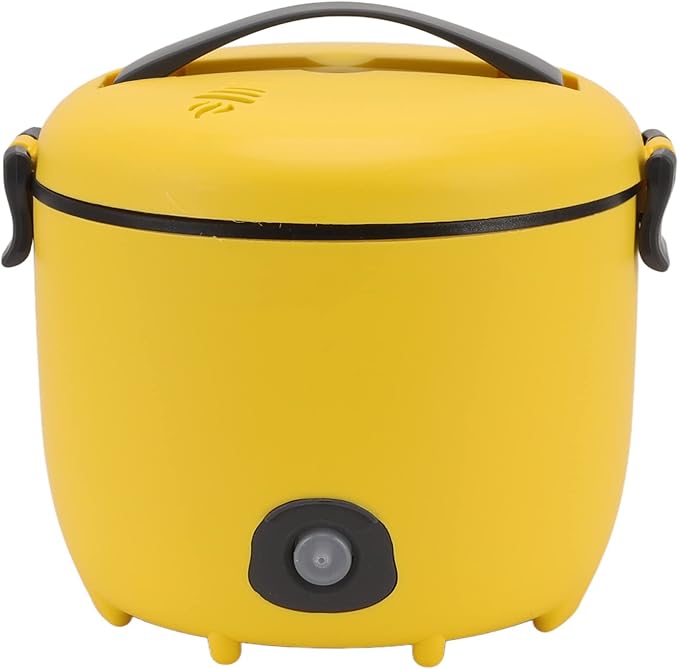 Rice Cooker 2L Non Stick 450W Small Portable Rice Cooker for 1-3 People One Key Operation Easy to Multifunction Travel Rice Maker for Grains Oats Oatmeal