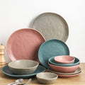 Ceramic Dinnerware Set 16Pcs solid color Design Porcelain Dishes