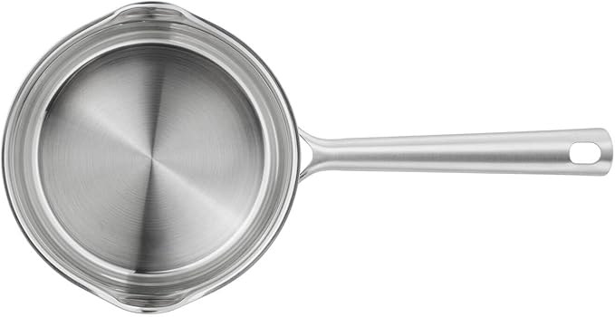 ZWILLING TrueFlow 5-Piece Saucepan Set with Pouring Function Suitable for Induction Uncoated Stainless Steel Silver