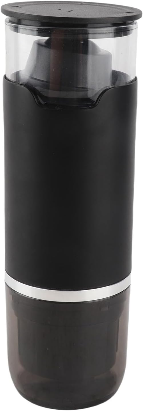 SUNGOOYUE Travel Capsule Coffee Machine Small Portable Car Machine for Hiking Office Coffee Powder Cartridges ABSSUS