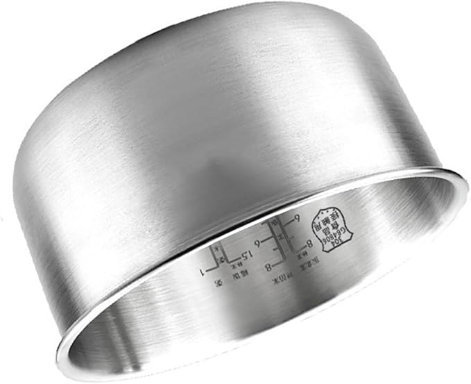 Rice Cooker Liner Compatible With Xiaomi Rice Cooker C1 3L4L Liner Rice Cooker 304 Stainless Steel Three-Layer Steel Liner(C1-4L liner)