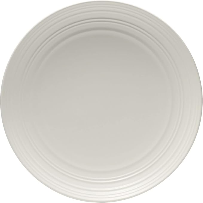 Mikasa Swirl Coupe 16 Piece Dinnerware Set Service For 4 White