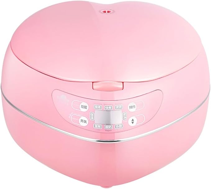 GRFIT Peach Shaped Electric Rice Cooker Intelligent Mini Electric Rice Cooker Household 1-2-3 People Kitchen Cooking (Color : A) jinyi2016SHOP-1998