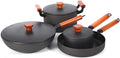Cookware Set Soup Pot Frying Pan Wok Milk Pot Kitchen Cooking Pot Set Induction Cooker Non-Stick Pan Saucepan Casserole Hotpot Vision