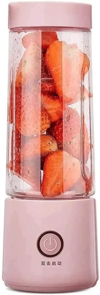 Portable Blender USB Rechargeable Personal Mixer for Smoothie and Shakes Mini Blender with 2 Blades1500mAh Li-ion Battery for Baby FoodTravelGym