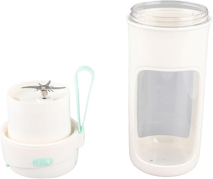 Yinhing 500Ml Portable Blender Cup Miniature Juicer for Shakes and Juices Multifunctional Automatic USB Blender With Straw Ideal for Travel and On The Easy To