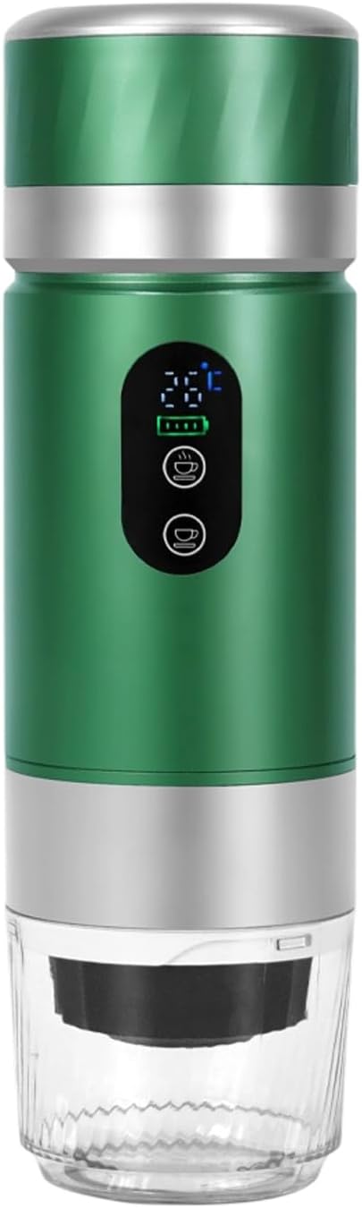 Mobile Coffee Maker 3x2500mAh Removable Batteries 20Bar Extraction Double Brewing Modes Security Security Medication Coffee Machine