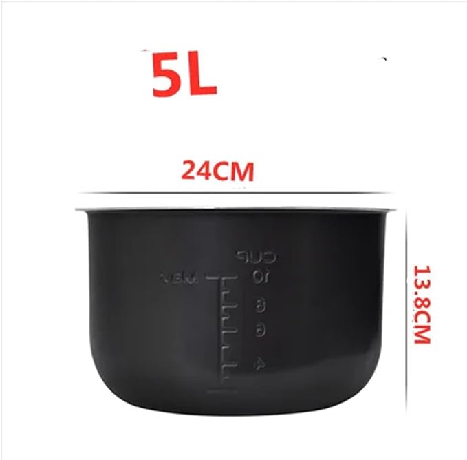 1.6/3/4/5/6L Electric Pressure Cooker LinerCompatible for Midea(24x13.8cm)